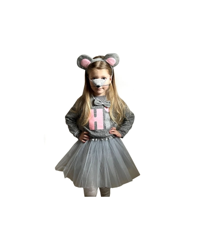 Karnevalový kostým - myška - 1 sada | Mimib