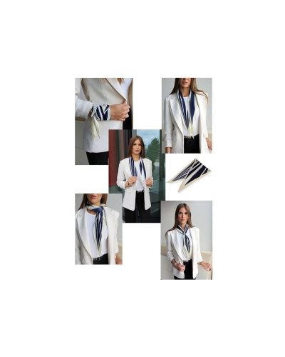 Saténová šatka 35x115 cm - 1 ks | Mimib