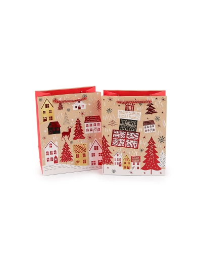 Vianočná darčeková taška - 4 ks | Mimib
