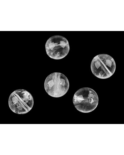 Krištáľ, minerálne korálky Ø10 mm - 5 ks | Mimib