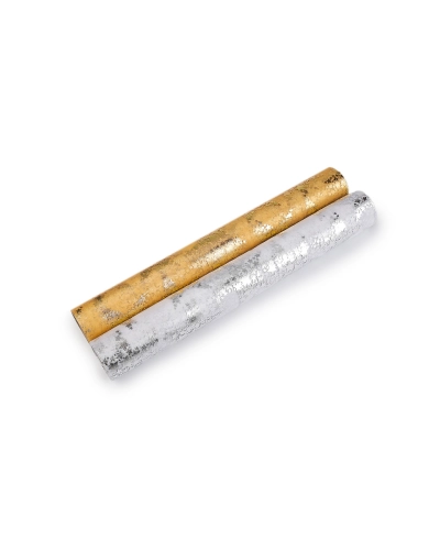 Vianočná organza s potlačou - hviezda, šírka 36 cm - 4.5 m | Mimib