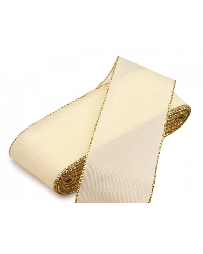 Stuha taftová s lurexom šírka 40 mm - 10 m | Mimib