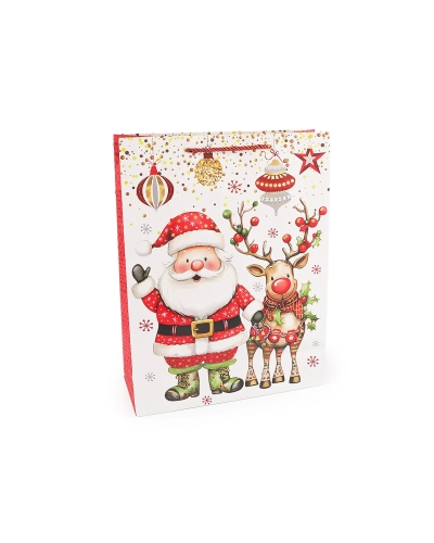 Vianočná darčeková taška veľká - 4 ks | Mimib