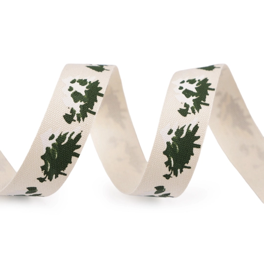 Bavlnená stuha šírka 15 mm vianočná - 22.5 m | Mimib