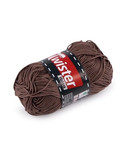 Bavlnená pletacia priadza Twister Ibiza 50 g - 1 ks | Mimib