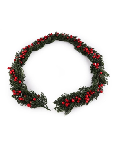 Vianočná umelá girlanda s bobuľami - 1 ks | Mimib