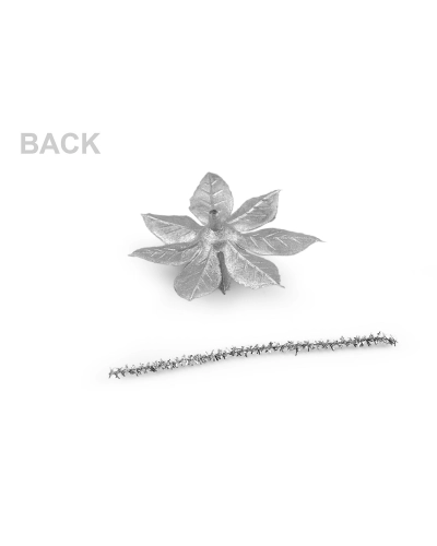 Vianočná hviezda s drôtikom, súprava 6 ks - 1 sáčok | Mimib