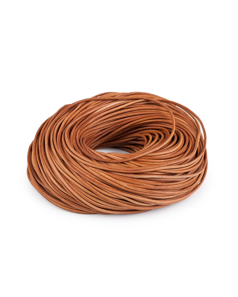 Kožená šnúrka okrúhla Ø3 mm metráž - 1 m | Mimib