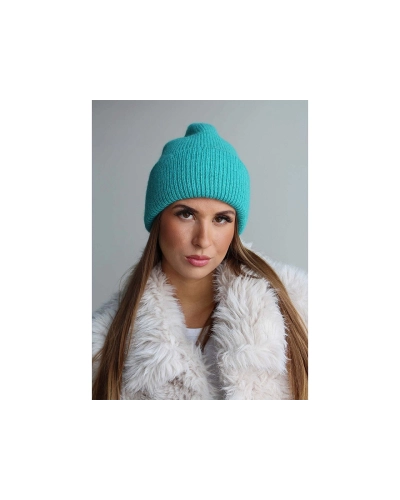 Dámska zimná čiapka s králičou vlnou a jemným lurexom - 1 ks | Mimib