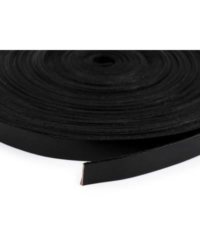 Kožený popruh / ucho na tašky šírka 15 mm metráž - 1 m | Mimib