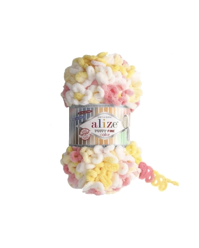 Kötőfonal Alize Puffy Fine Color 14 m, 100 gr. | Mimib