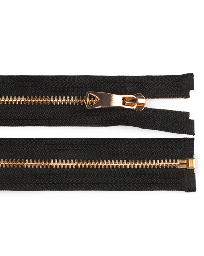 Kovový zips No 5 dĺžka 50 cm s ozdobným bežcom - 1 ks | Mimib