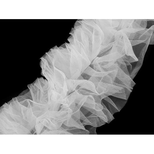 Našívací / všívací tylový volán na výrobu Tutu sukní šírka 11 cm - 1 m | Mimib