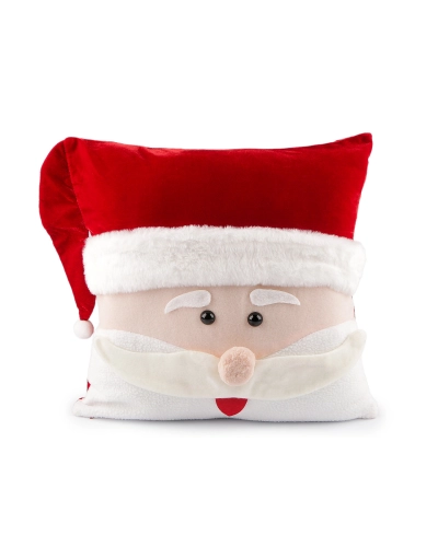 Vianočná plyšová obliečka na vankúš snehuliak 43x43 cm - 1 ks | Mimib