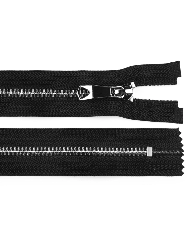 Kovový zips No 5 dĺžka 25 cm s ozdobným jazdcom - 1 ks | Mimib