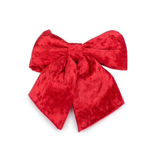 Vianočná mašľa zamatová 21x24 cm - 1 ks | Mimib