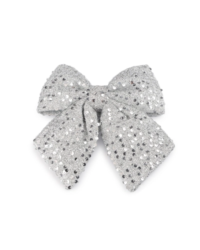 Vianočná mašľa s flitrami 21x24 cm - 1 ks | Mimib