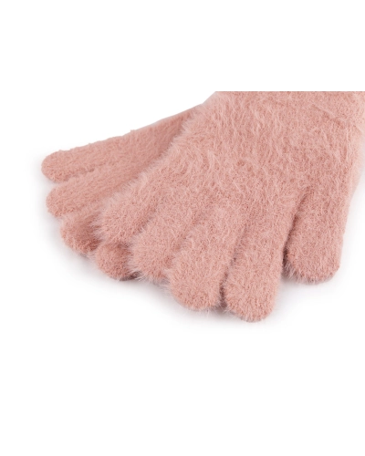 Detské pletené rukavice chlpaté - 1 pár | Mimib