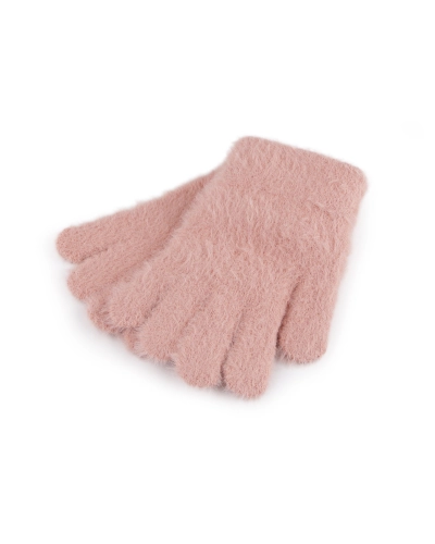 Detské pletené rukavice chlpaté - 1 pár | Mimib