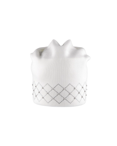 Dámska / dievčenská zimná čiapka s kamienkami a perlami Lamblook - 1 ks | Mimib