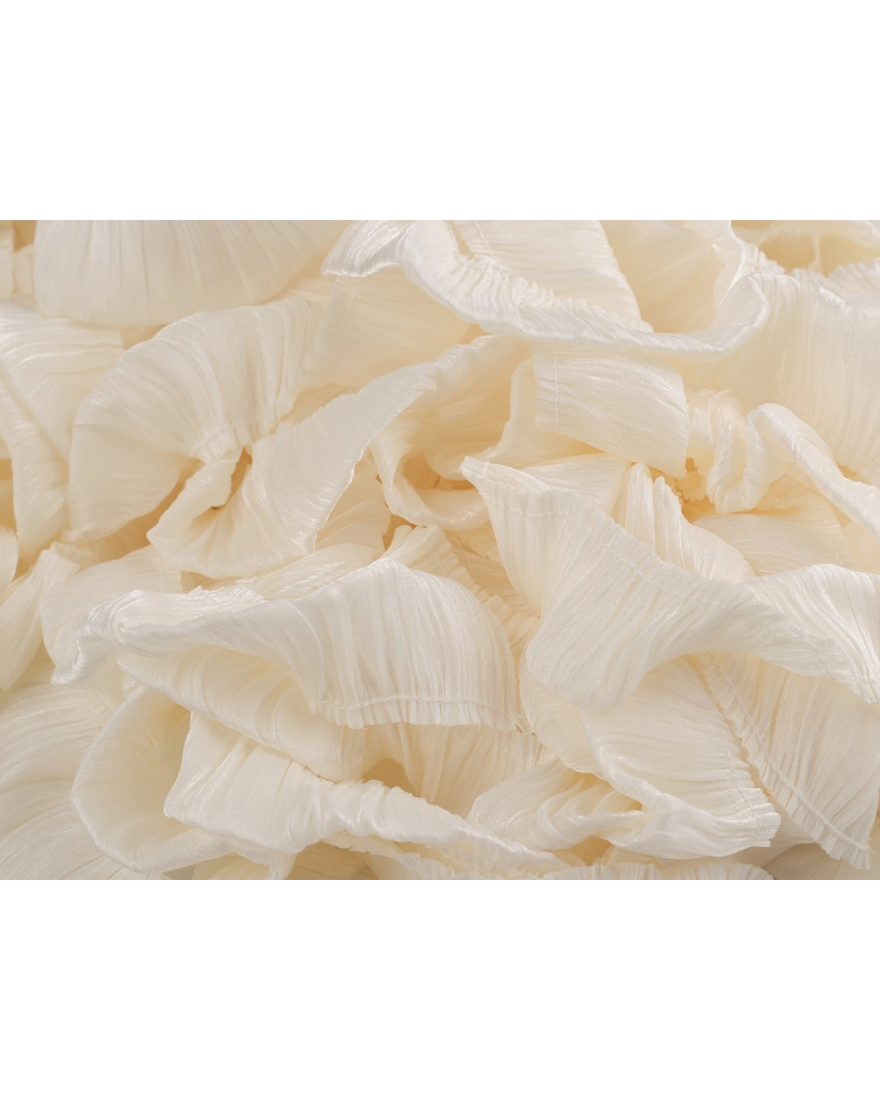 Volánik 3D riasený, krešovaný šírka 40 mm - 1 m | Mimib