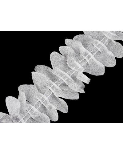 Volán na zdobenie odevov a tvorenie kvetov šírka 80 mm - 1 m | Mimib