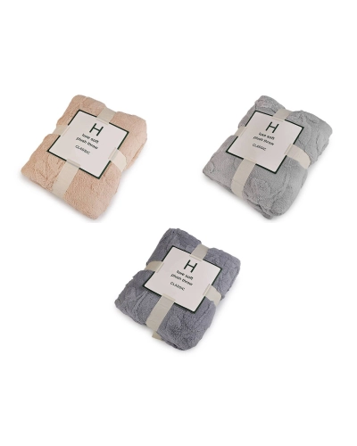 Deka plyšová, listy 150x200 cm - 1 ks | Mimib