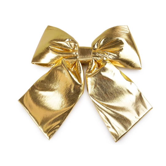 Vianočná mašľa metalická XXL 30x35 cm - 1 ks | Mimib