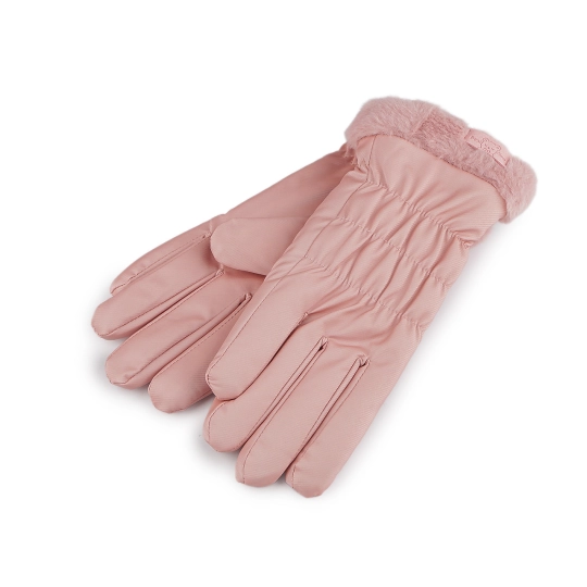 Dámske rukavice šuštiakové, zateplené, dotykové - 1 pár | Mimib