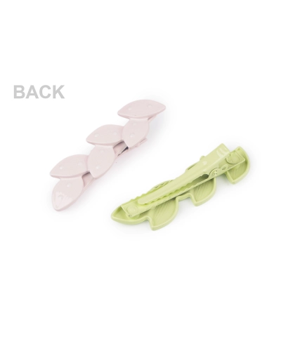 Kovová sponka do vlasov mašľa, listy - 1 ks | Mimib