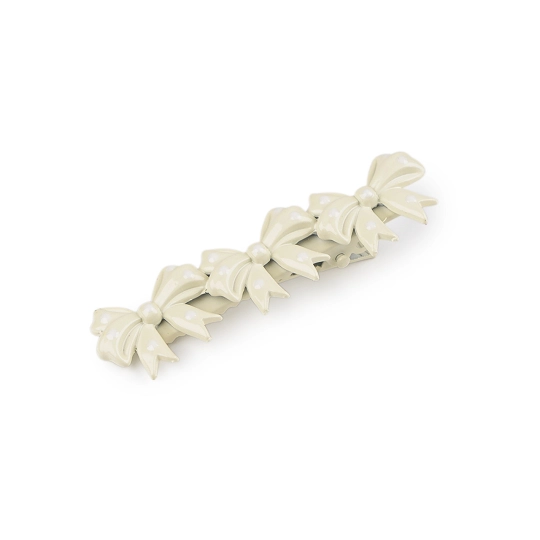 Kovová sponka do vlasov mašľa, listy - 1 ks | Mimib