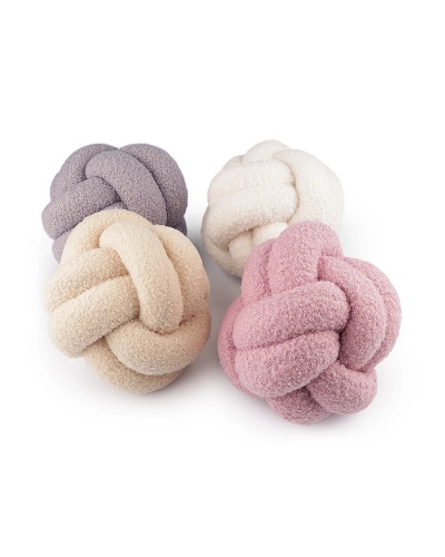 Dekoračný vankúš uzol boucle Ø20 cm - 1 ks | Mimib