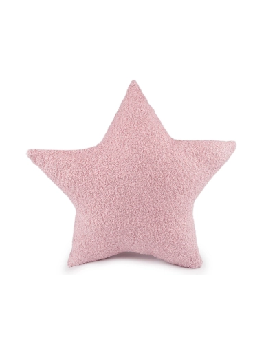 Dekoračný vankúš hviezda buklé Ø40 cm - 1 ks | Mimib