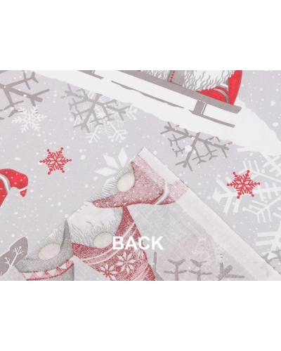 Vianočná bavlnená látka / plátno škriatok - 1 m | Mimib