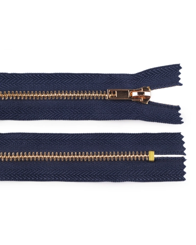 Kovový zips No 5 dĺžka 14 cm (jeansový) - 1 ks | Mimib