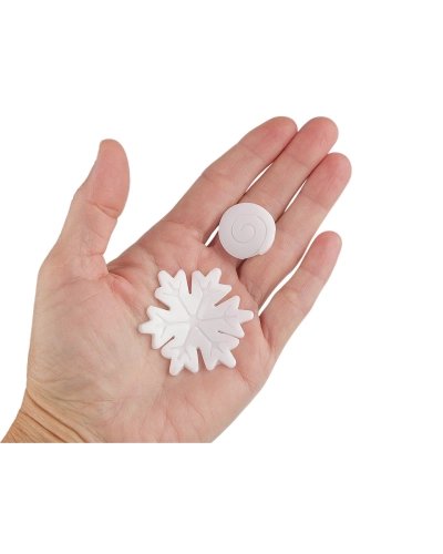 Vianočné samolepiace gélové vločky - 1 kar. | Mimib