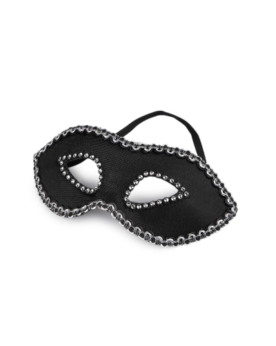 Karnevalová maska - škraboška s kamienkami - 1 ks | Mimib