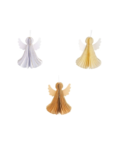 Papierový skladací anjel na zavesenie 7 cm - 1 ks | Mimib