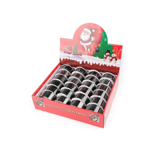 Zamatová stuha na cievke vo vianočných farbách šírka 38 mm, návin 2,7 m - 1 ks | Mimib