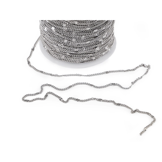 Retiazka z nerezovej ocele zdobená 2 mm metráž - 1 m | Mimib