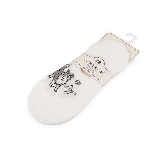 Dámske / dievčenské bavlnené ponožky do tenisiek - 1 pár | Mimib