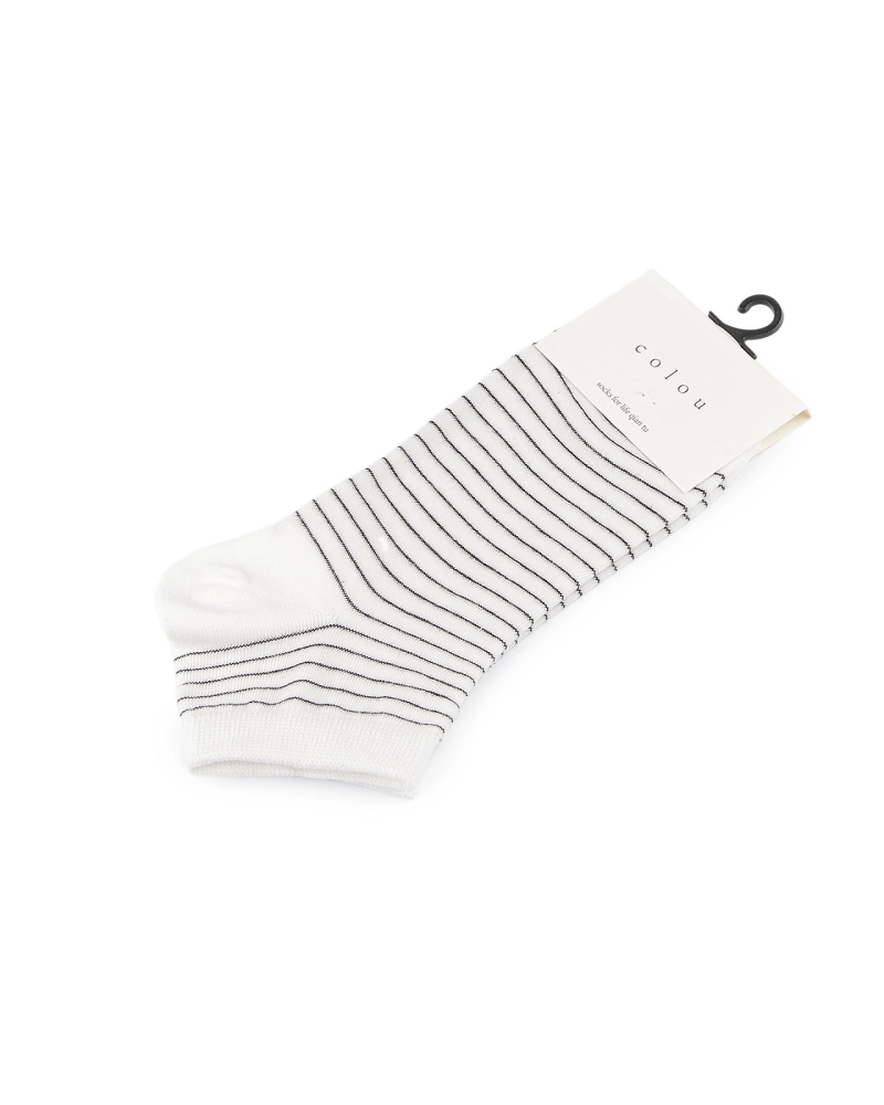 Dámske / dievčenské bavlnené ponožky členkové - 1 pár | Mimib