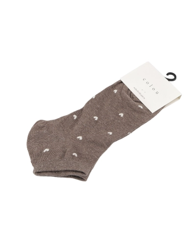 Dámske / dievčenské bavlnené ponožky členkové - 1 pár | Mimib