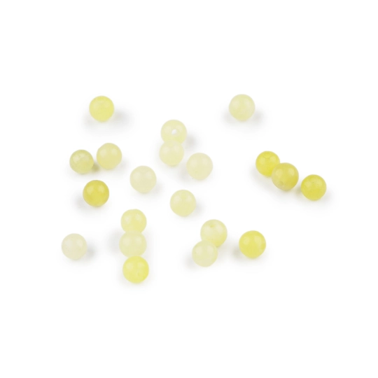 Jadeit syntetický, minerálne korálky Ø4, 5 mm - 20 ks | Mimib