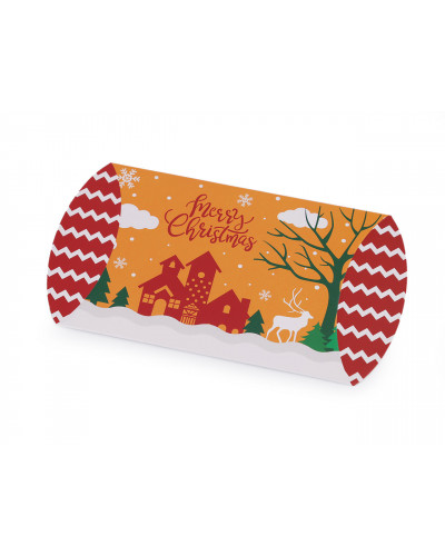 Karácsonyi ajándék doboz szarvas, mikulás, hóember| Mimib