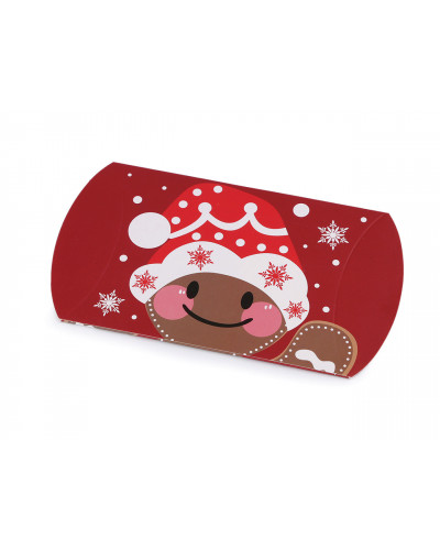 Karácsonyi ajándék doboz szarvas, mikulás, hóember| Mimib