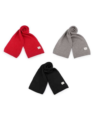 Zimný šál pletený unisex 25x160 cm - 1 ks | Mimib