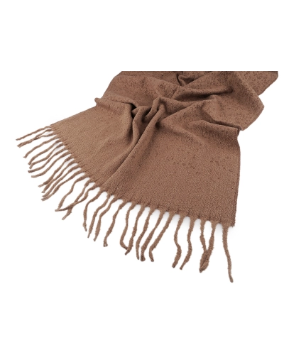 Zimný šál / pléd so strapcami 60x195 cm - 1 ks | Mimib