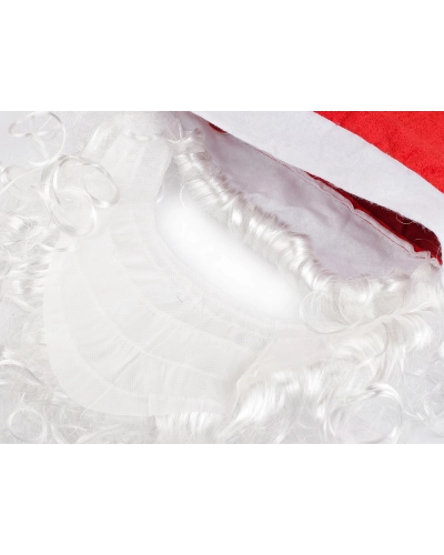 Mikulášska čiapka s fúzmi - 1 ks | Mimib