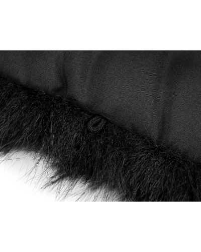 Odevná kožušina s pútkami na kapucňu dĺžka 68 cm - 1 ks | Mimib